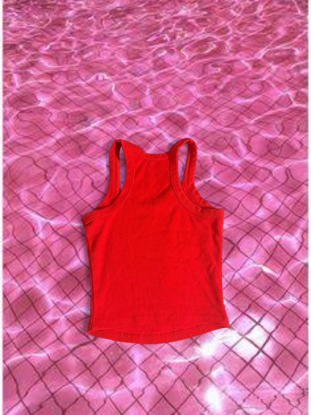 wild fable Red Ribbed Racerback Tank - Picture 2 of 4